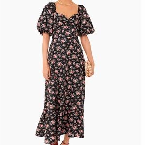 Tuckernuck Floral Puff Sleeve Dress NEW WITH TAGS size M
